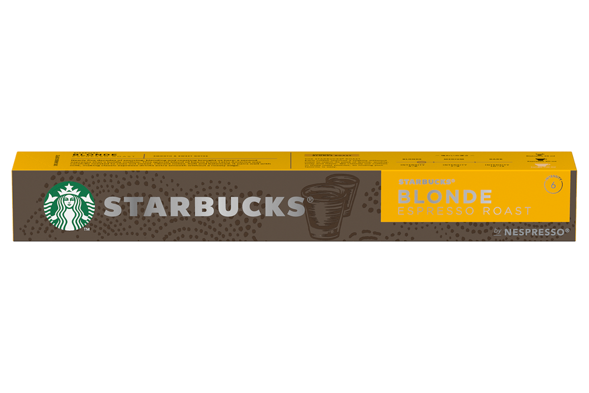 Starbucks by Nespresso Blonde Espresso Coffee Pods |10 Pods