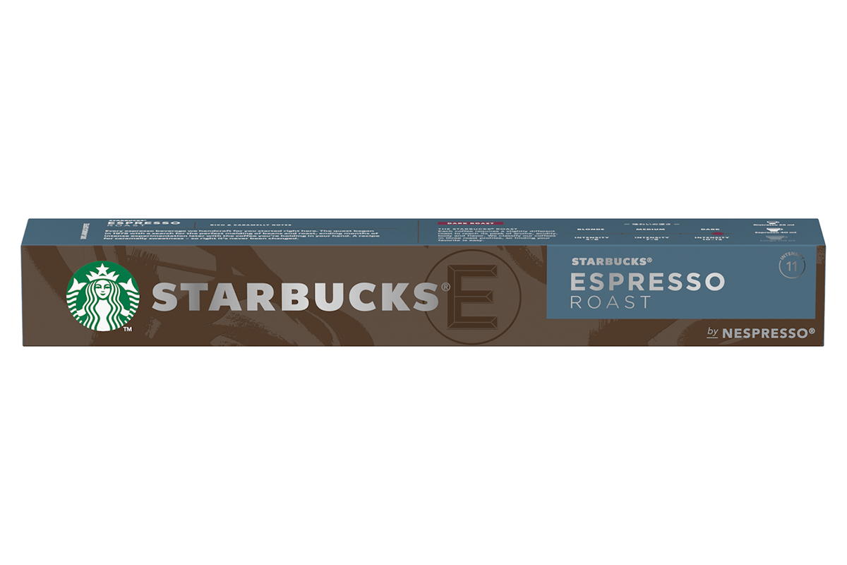 Starbucks by Nespresso Espresso Roast Coffee Pods |10 Pods