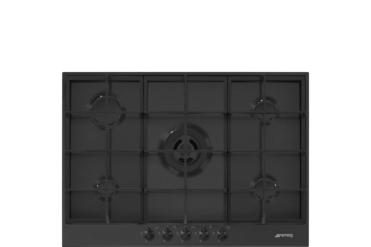 Smeg 75cm Classic Gas Hob | PX375MB | Matte Black