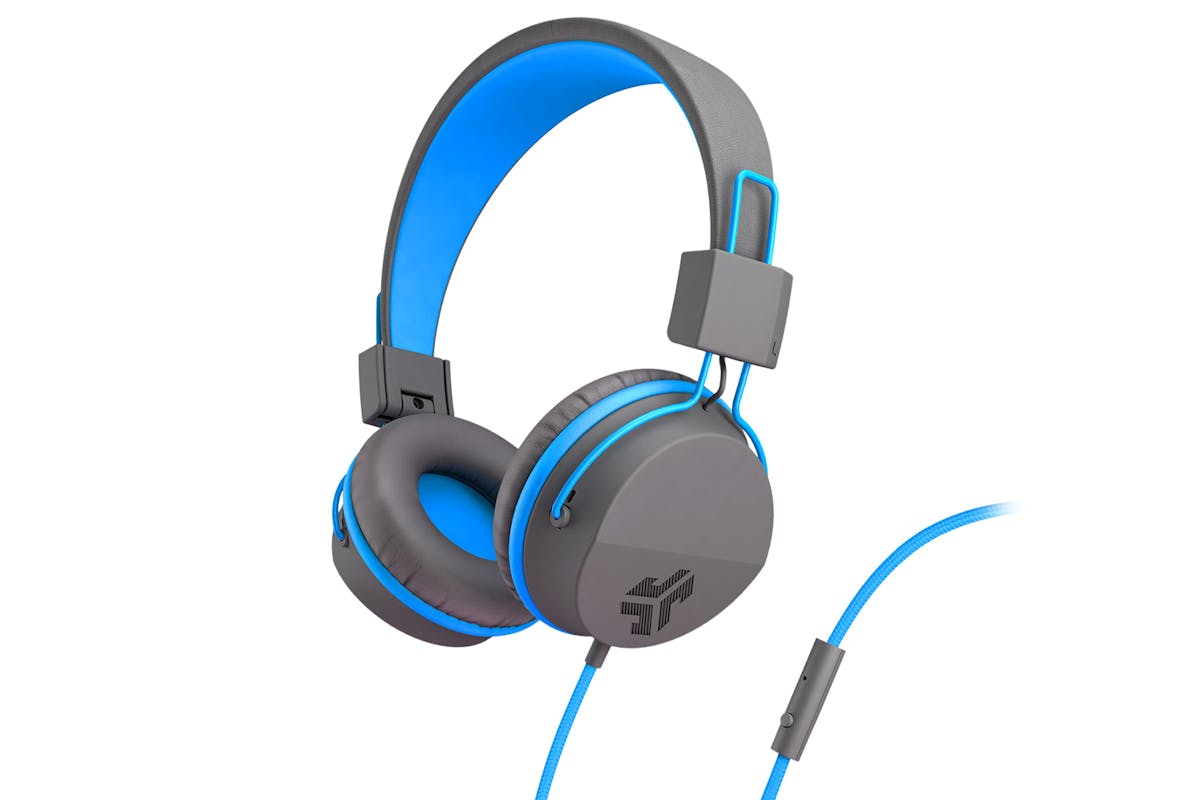 JLab JBuddies Studio On-Ear Kids Headphones | Graphite/Blue